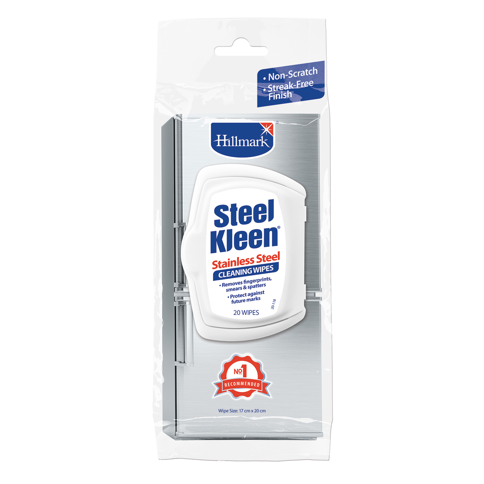 Hillmark Steel Kleen Stainless Steel Cleaning Wipes