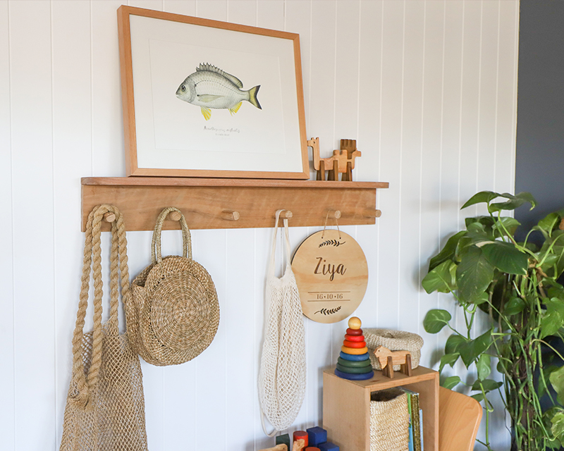 How To Make a Kids Hanging Rack
