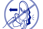 Step 2: Do not pull directly from wall